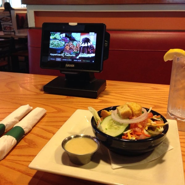 Chili's! Using advancements in technology to improve profitability. These new portable kiosk devices at every table are absolutely amazing!!