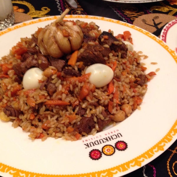 Photo taken at Uchkuduk - Uzbek Cuisine by Alex on 9/5/2014