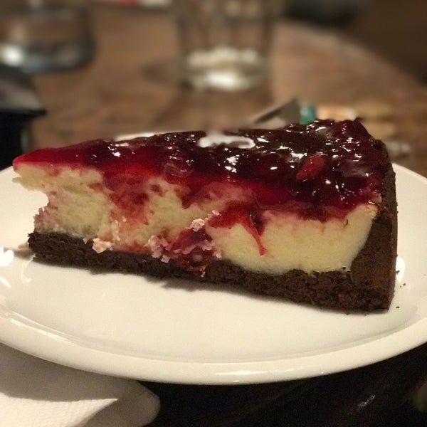 Cherry cheesecake...