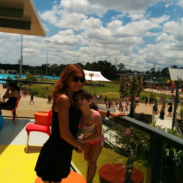 Photo taken at Raging Waters Sydney by Fatih O. on 12/27/2013
