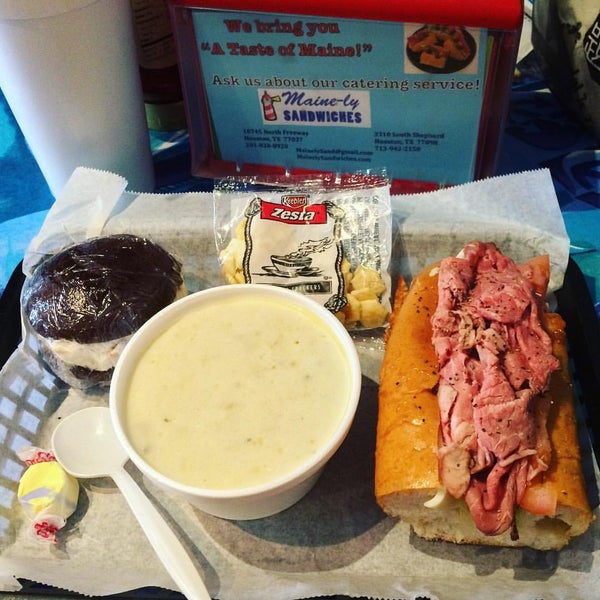 Photo taken at Maine-ly Sandwiches by Nummy M. on 3/6/2016