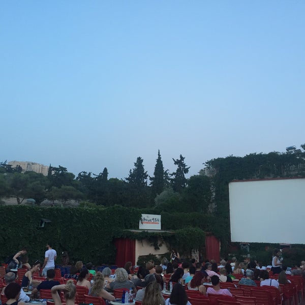 It's an experience to be there ! Open cinema with Acropolis view !