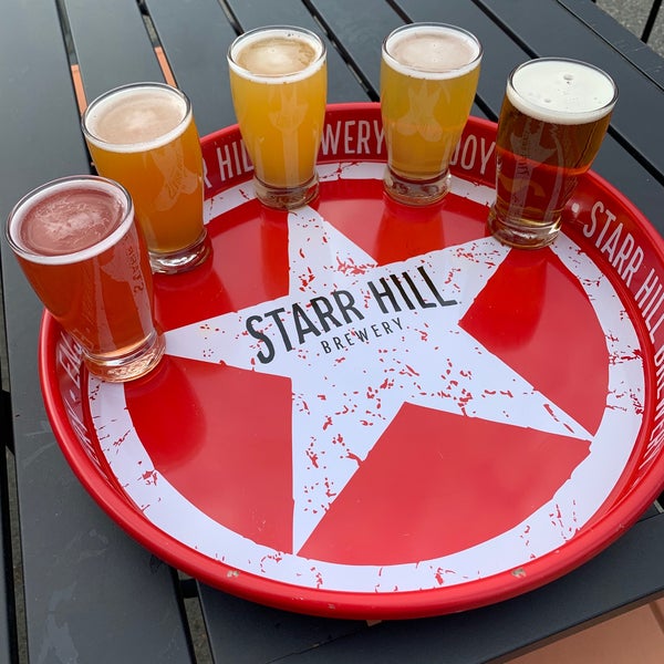 Photo taken at Starr Hill Brewery by Peter B. on 5/15/2021