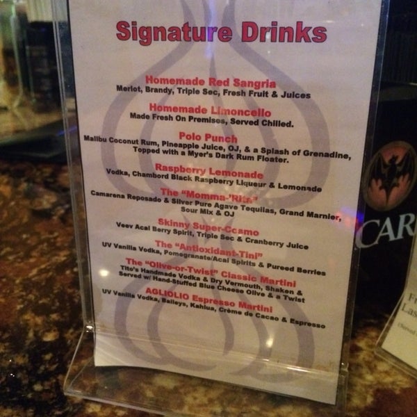 Agliolio Italian Bistro Italian Restaurant in Boynton Beach