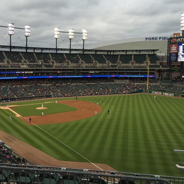 Photo taken at Comerica Park by Michael G. on 5/12/2015