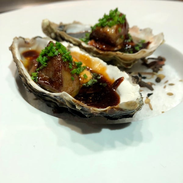 Oysters with foie gras are highly recommended!