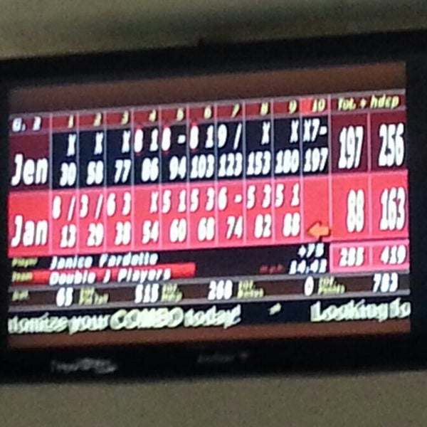 AMF Dewey Garden Lanes Bowling Alley