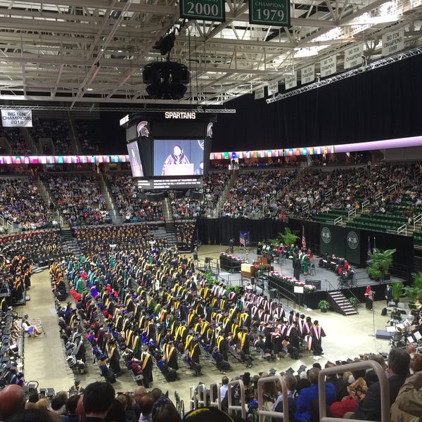 Photo taken at Breslin Center by Amy G. on 5/4/2018