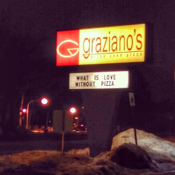 Photo taken at Graziano&#39;s Brick Oven Pizza by Michael L. on 2/14/2015
