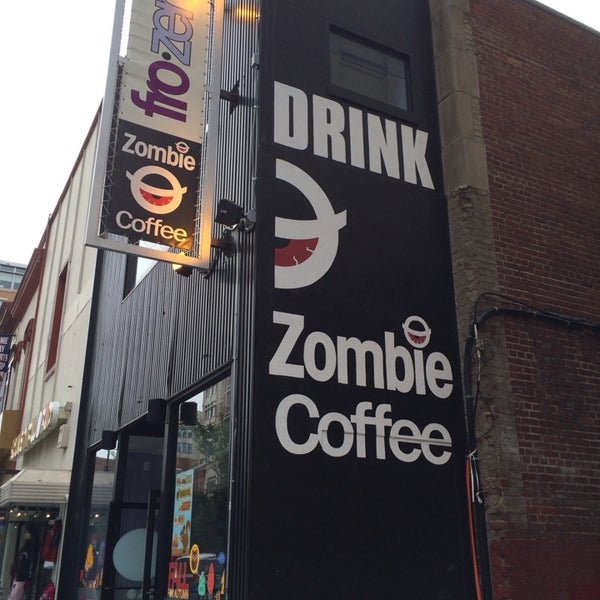 Photo taken at Zombie Coffee at FrozenYo by Joits on 10/12/2013