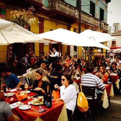 8/27/2014 tarihinde La Barrica Restaurante &amp; Bistrotziyaretçi tarafından La Barrica Restaurante &amp; Bistrot'de çekilen fotoğraf