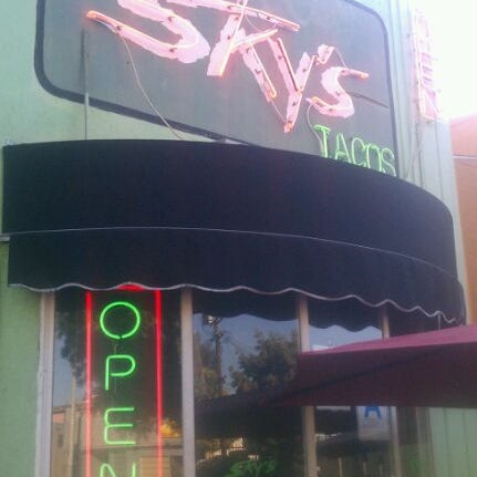 Photo taken at Sky&#39;s Gourmet Tacos by Chris S. on 1/19/2013