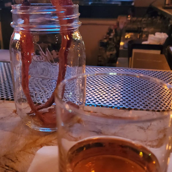 Photo taken at Bourbon &amp; Bones Chophouse and Bar by jansjay S. on 6/20/2019