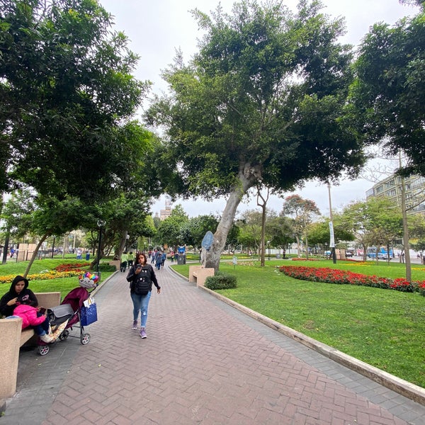 Photo taken at Parque Kennedy by Michael P. on 11/15/2019
