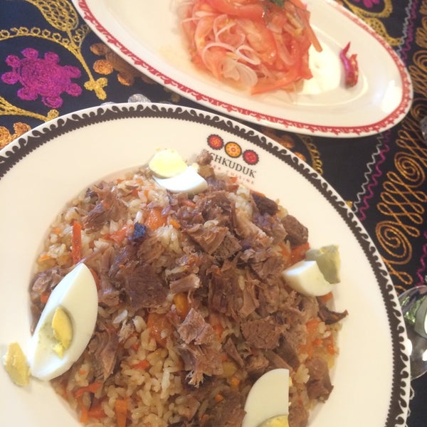 Photo taken at Uchkuduk - Uzbek Cuisine by Wolf of Wall Street on 9/10/2014