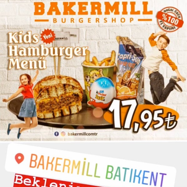 รูปภาพถ่ายที่ Bakermill Burger&amp;Cafe โดย Barış A. เมื่อ 10/22/2019