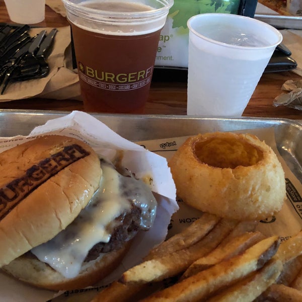 Photo taken at BurgerFi by Frank on 7/22/2018