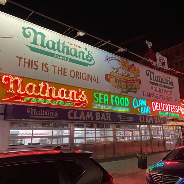 Photo taken at Nathan&#39;s Famous by Frank on 1/27/2023
