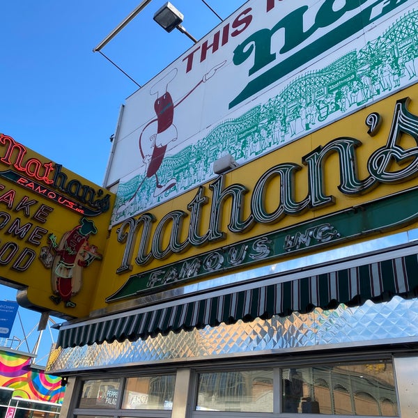 Photo taken at Nathan&#39;s Famous by Frank on 12/29/2023