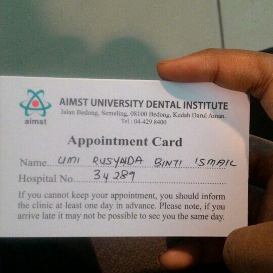 Aimst University Dental Clinic 6 Bedong, Kedah