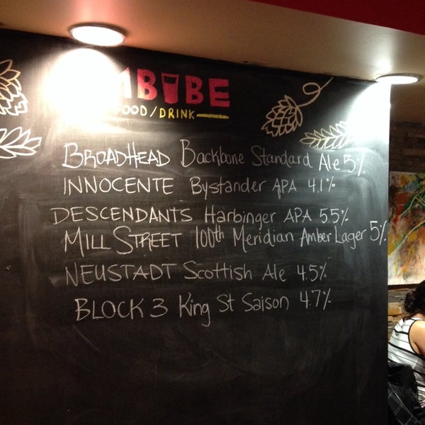 Photo taken at Imbibe Food/Drink by Wisitsak T. on 5/11/2014