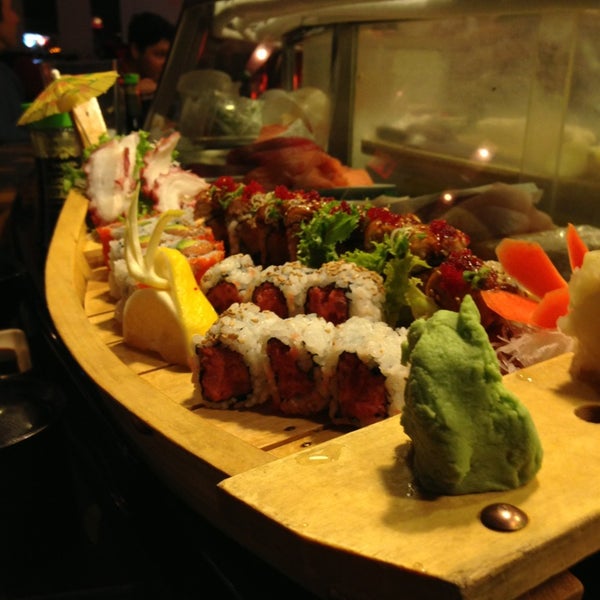 Photo taken at Planet Sushi by Duygu A. on 5/25/2013
