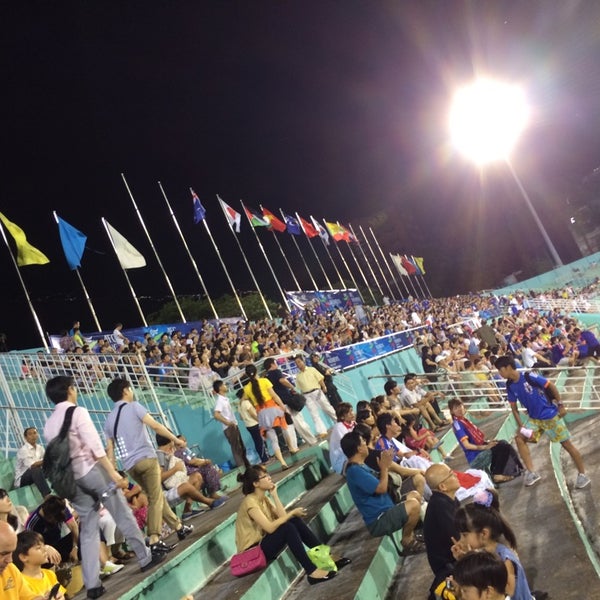 Photo taken at Thong Nhat Stadium by Judi on 5/25/2014