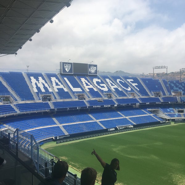 Photo taken at La Rosaleda Stadium by Thomas V. on 7/23/2018