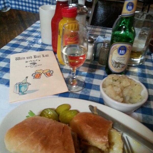 Photo taken at Scharfs German Restaurant und Bar by Astoriawinediva on 4/25/2014