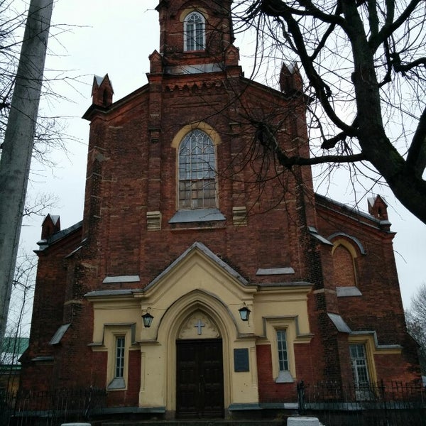 Eglise évangélique luthérienne de la Résurrection - Pouchkine - Construite de en