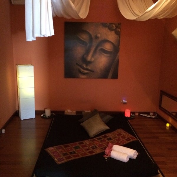 Increible sala con tatami para el masaje