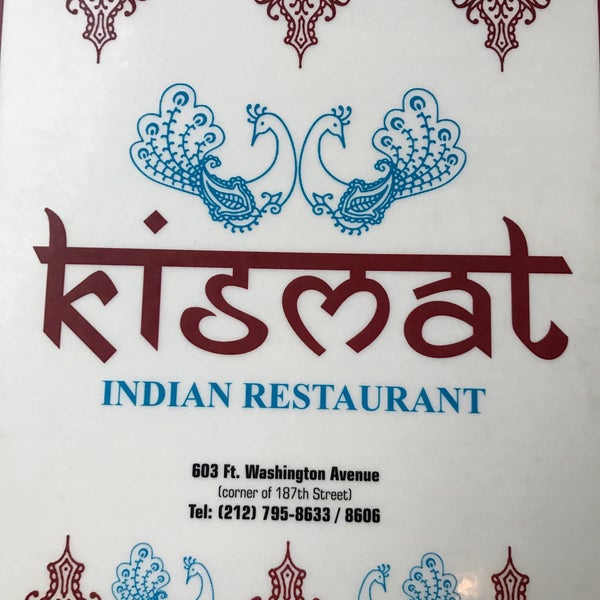 Das Foto wurde bei Kismat Indian Restaurant von Adam W. am 9/14/2017 aufgenommen