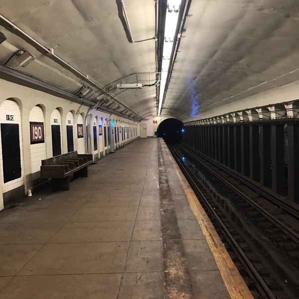 Photos at MTA Subway - 190th St (A) - Hudson Heights - New York, NY