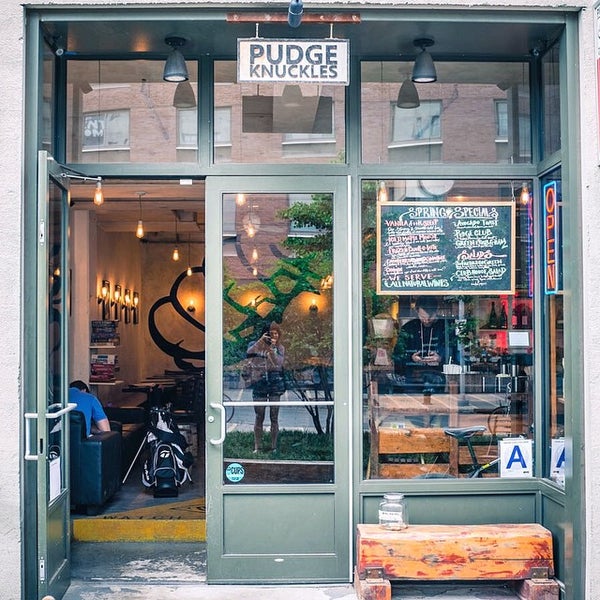 Photo taken at Pudge Knuckles by Pam ☕️ O. on 5/25/2015
