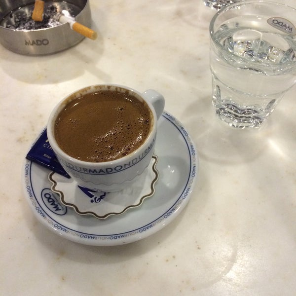 Photo taken at Mado Cafe by Selman Ç. on 6/27/2015