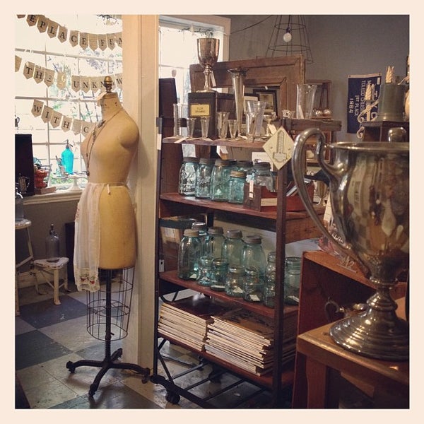 Photo taken at Curiosity Antique and Vintage by Jeni B. on 11/23/2012