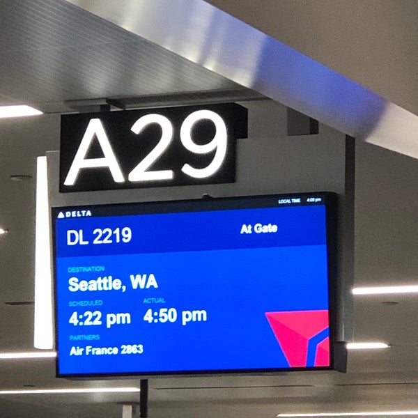 Gate A29 Airport Gate in Atlanta