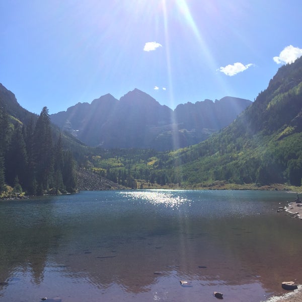 Photo taken at Maroon Bells Guide &amp; Outfitters by Bill L. on 9/11/2015