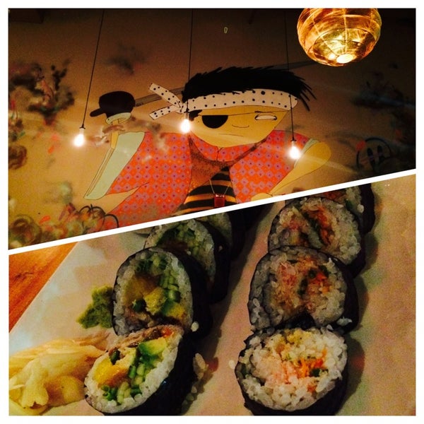 Photo taken at Kushi Izakaya &amp; Sushi by Brian L. on 7/15/2014