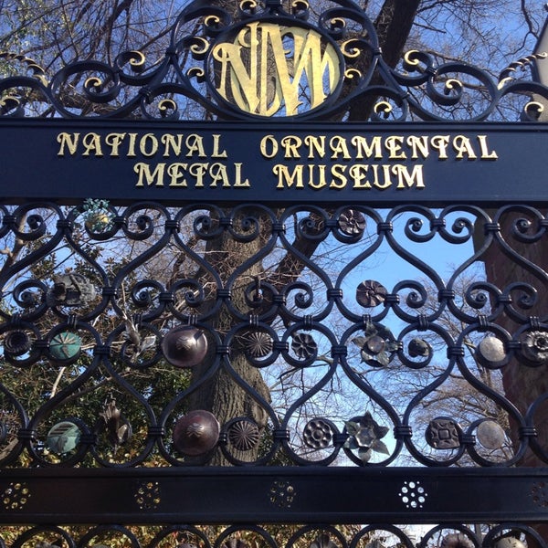 2/11/2015 tarihinde Clara S.ziyaretçi tarafından National Ornamental Metal Museum'de çekilen fotoğraf