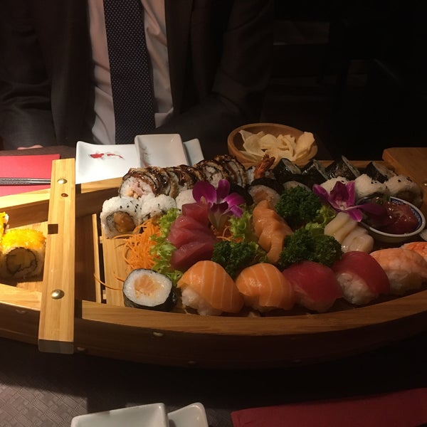 Photo taken at Sushi Palace by Bert C. on 3/8/2018