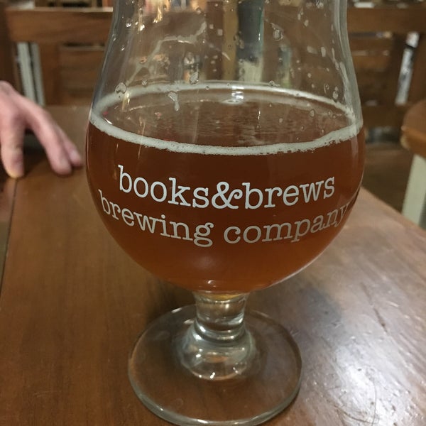Photo taken at Books &amp; Brews Brewing Company by David L. on 3/3/2018