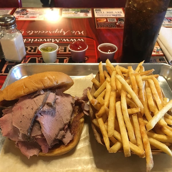 Photo taken at Maverick&#39;s Real Roast Beef by Brad A. on 1/16/2019