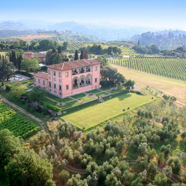 Das Foto wurde bei Villa Mangiacane von Villa Mangiacane Residenza d&#39;Epoca am 9/14/2014 aufgenommen
