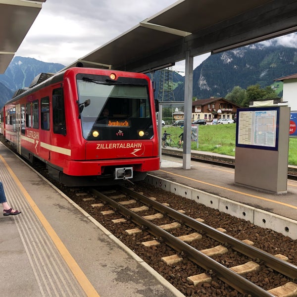 Photo taken at Bahnhof Ramsau-Hippach by Honza P. on 8/14/2019