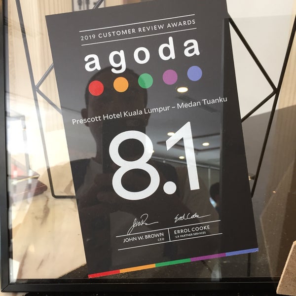 Good rating in Agoda.