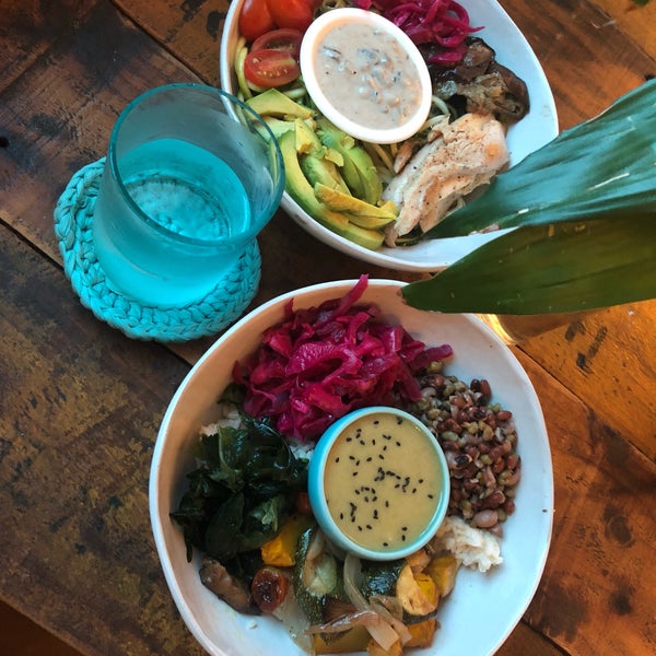 Bowls full of healthy but incredibly tasty food. You can select from a wide menu or create your own.