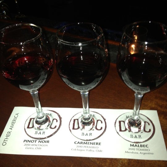 Photo taken at DOC Wine Bar by Tina C. on 10/19/2012