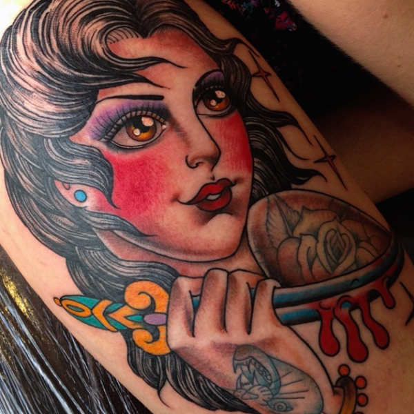 Снимок сделан в RedINC Tattoo &amp; Body Piercing пользователем RedINC Tattoo &amp; Body Piercing 9/15/2014