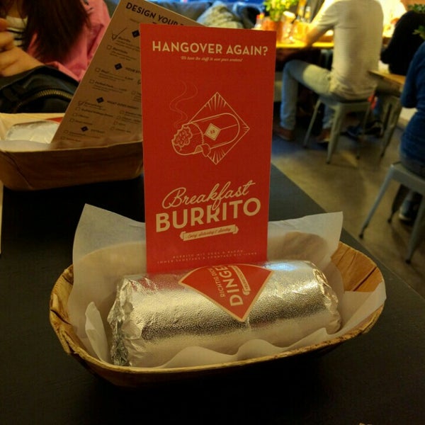 4/9/2016 tarihinde Thomas Z.ziyaretçi tarafından Burrito Company'de çekilen fotoğraf
